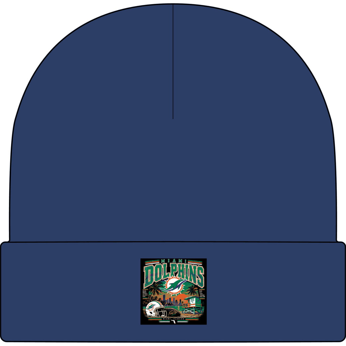 Miami Dolphins Paradise - AS Colour 1107 Cuff Beanie