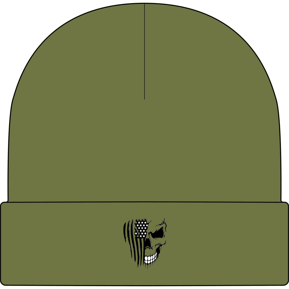 Stars, Stripes & Skulls - AS Colour 1107 Cuff Beanie