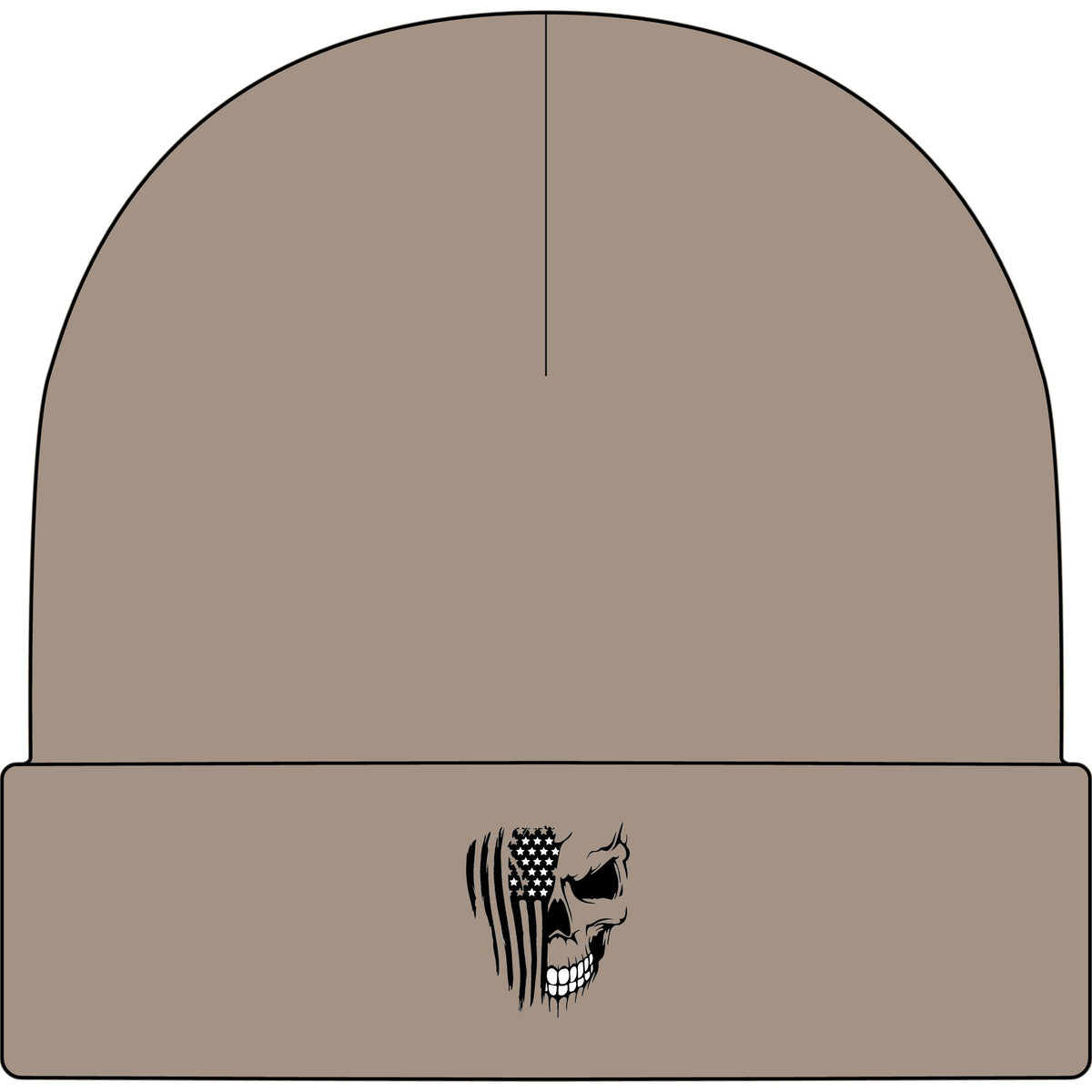 Stars, Stripes & Skulls - AS Colour 1107 Cuff Beanie
