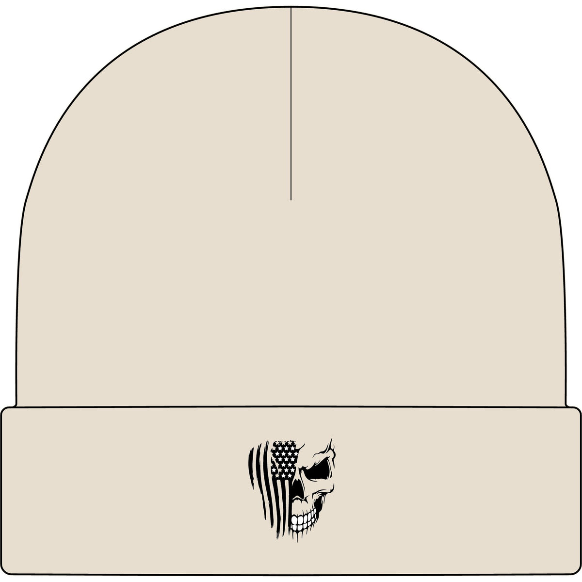 Stars, Stripes & Skulls - AS Colour 1107 Cuff Beanie