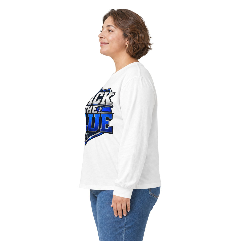 Back the Blue Shield - Unisex Ultra Cotton Long Sleeve Tee