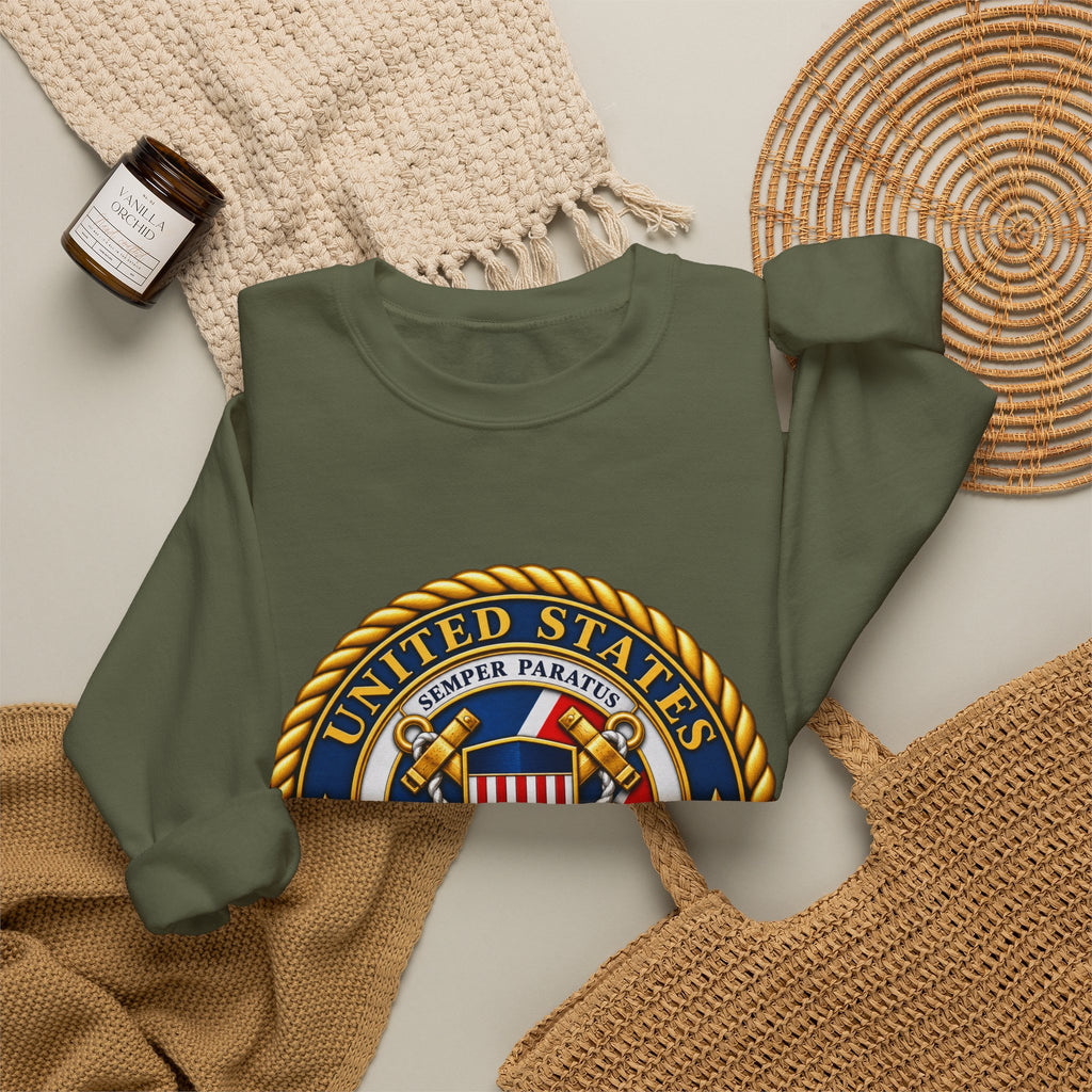 U.S. Coast Guard Emblem - Crewneck Sweatshirt