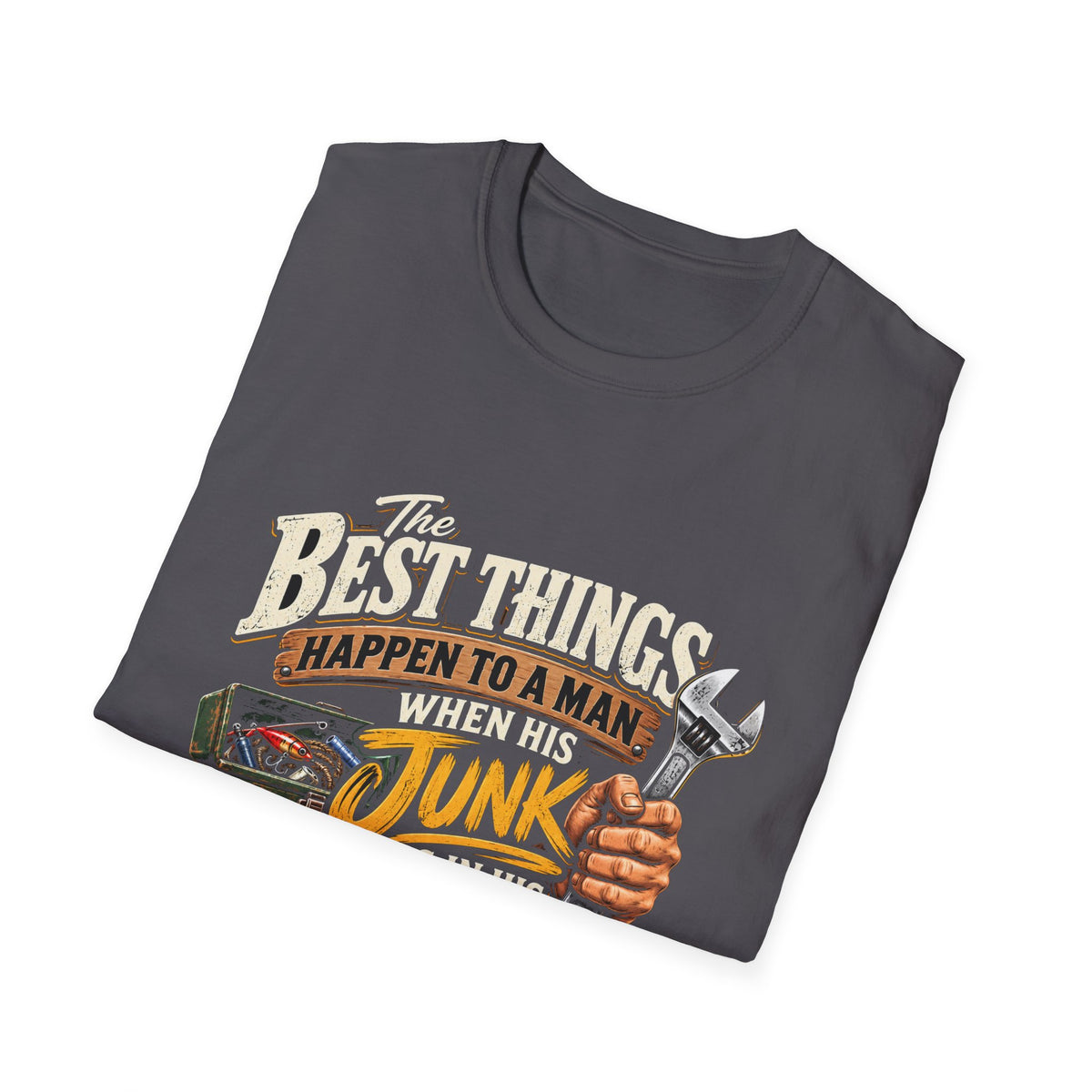Best Things Happen in a Man's Hand - Classic Tee