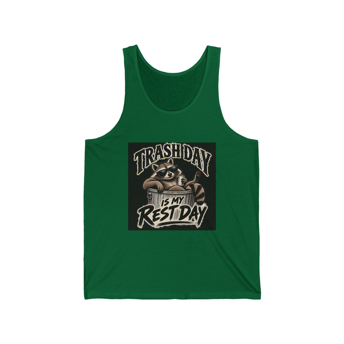 Trash Day Rest Day - Athletic Tank