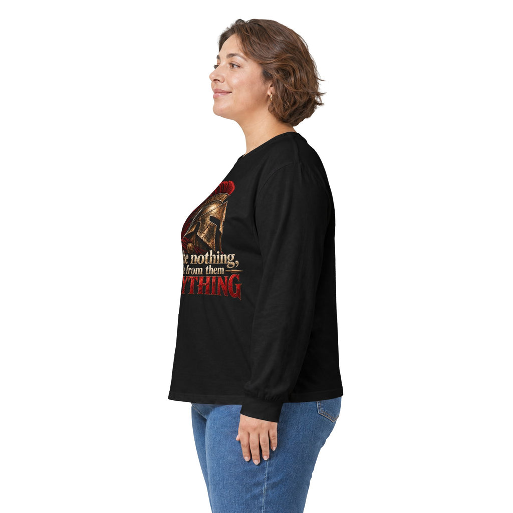 Spartan Helmet - Take Everything - Unisex Ultra Cotton Long Sleeve Tee