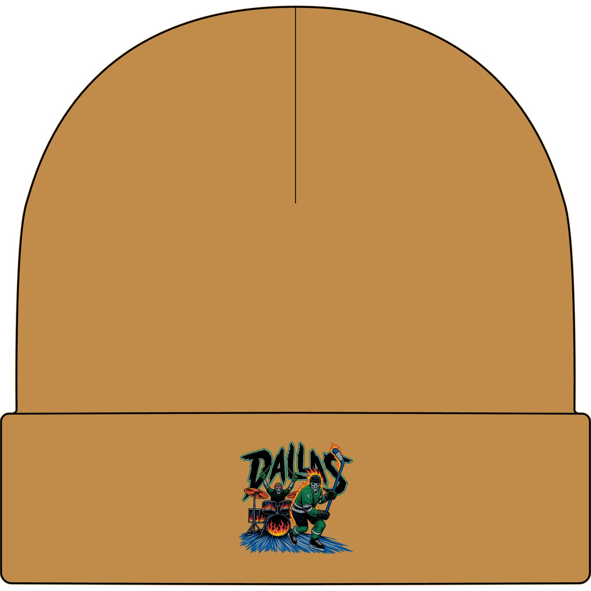 Dallas Stars Skeleton - AS Colour 1107 Cuff Beanie