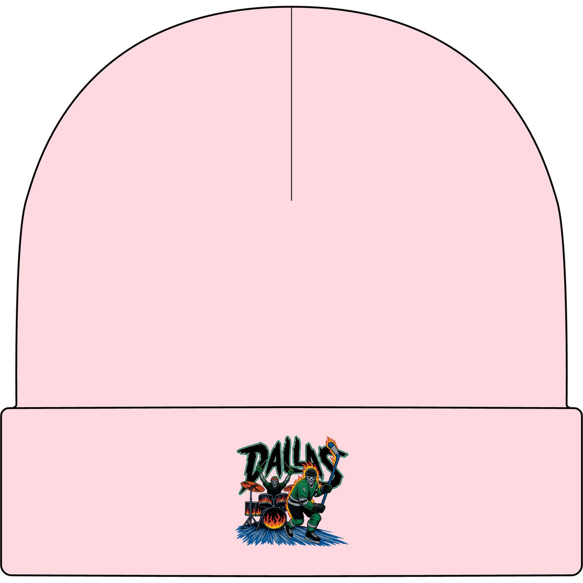 Dallas Stars Skeleton - AS Colour 1107 Cuff Beanie