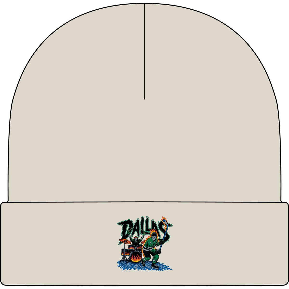 Dallas Stars Skeleton - AS Colour 1107 Cuff Beanie
