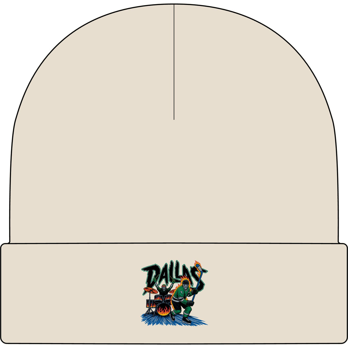 Dallas Stars Skeleton - AS Colour 1107 Cuff Beanie
