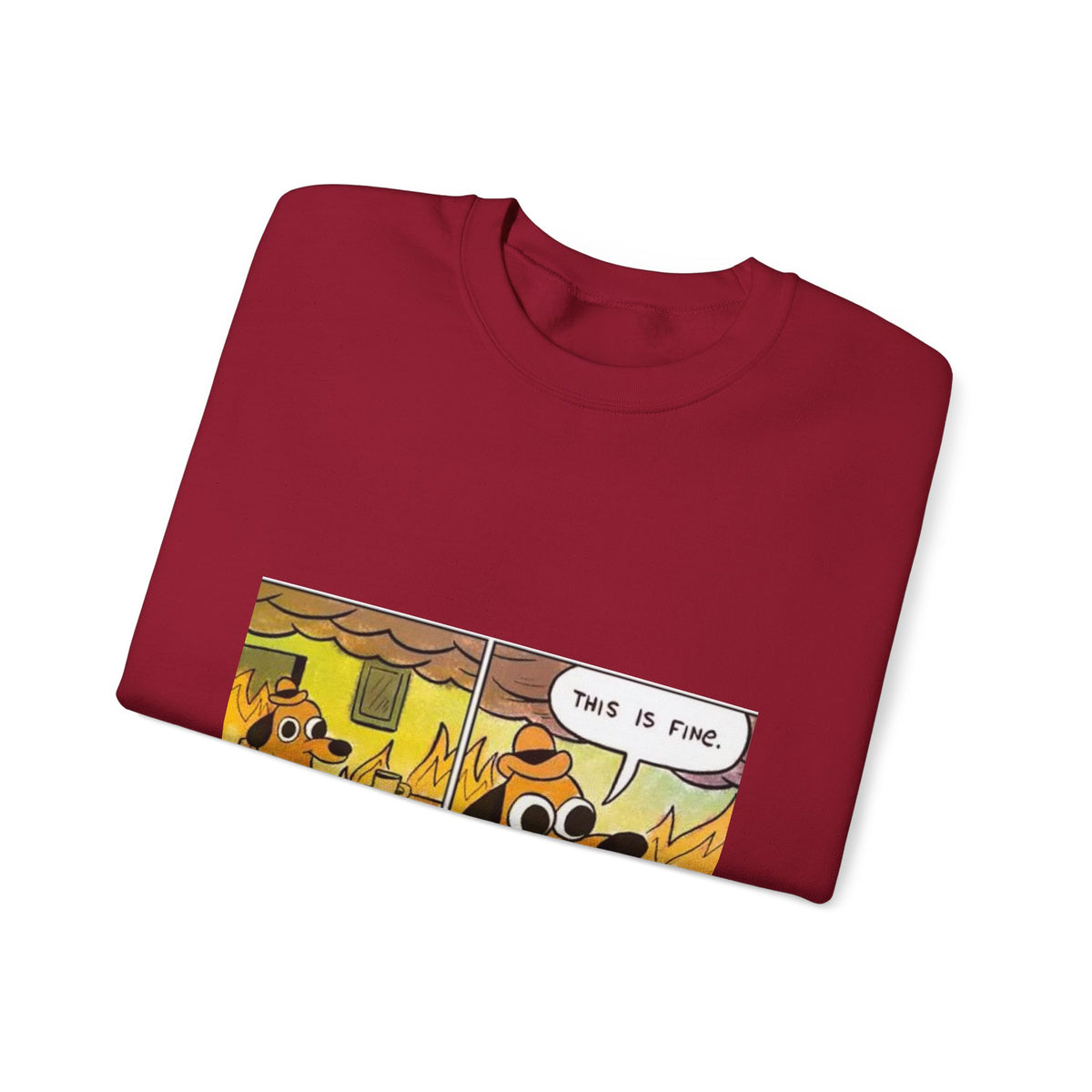 This Is Fine - Crewneck Sweatshirt