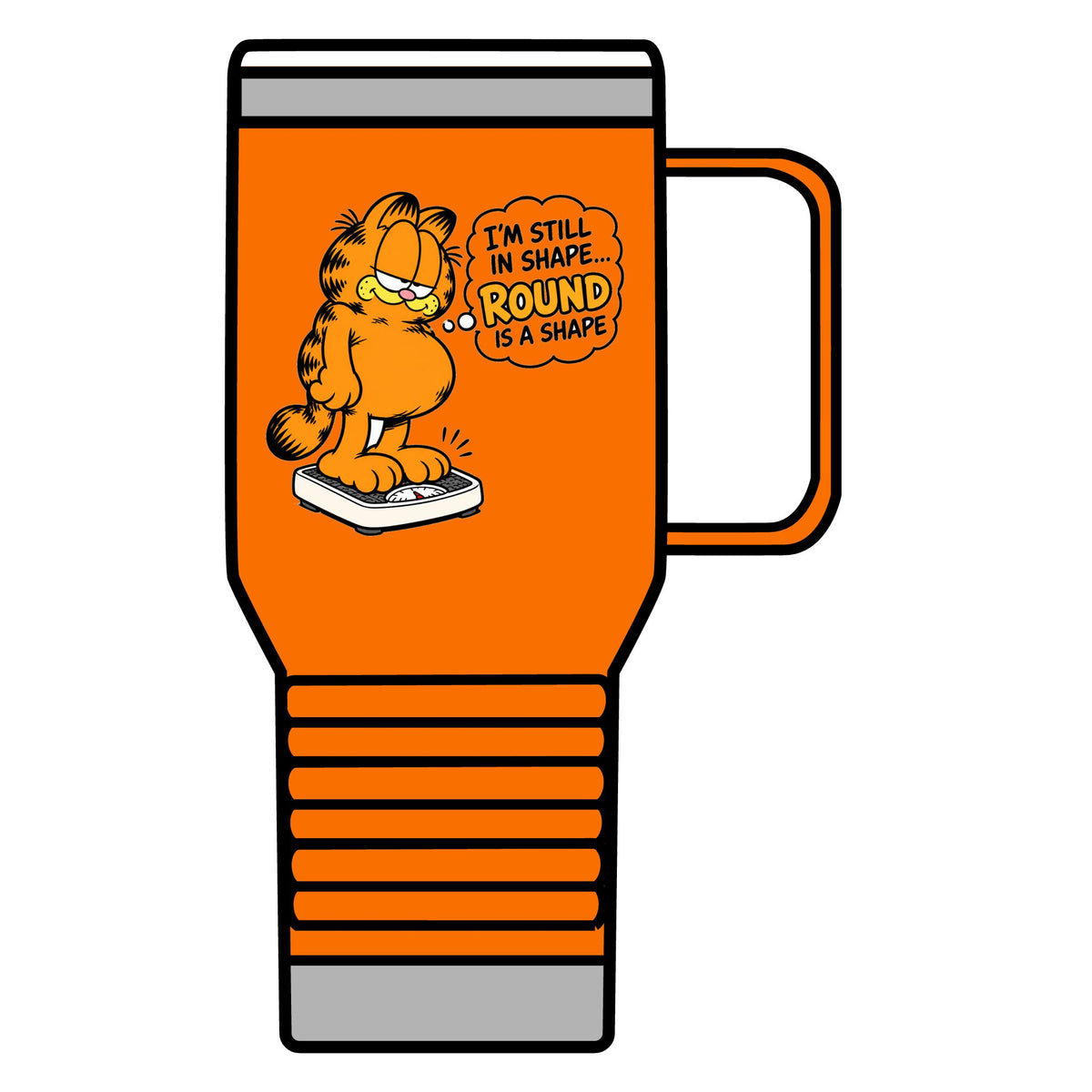 Round Shape Garfield - 20oz Insulated Mug