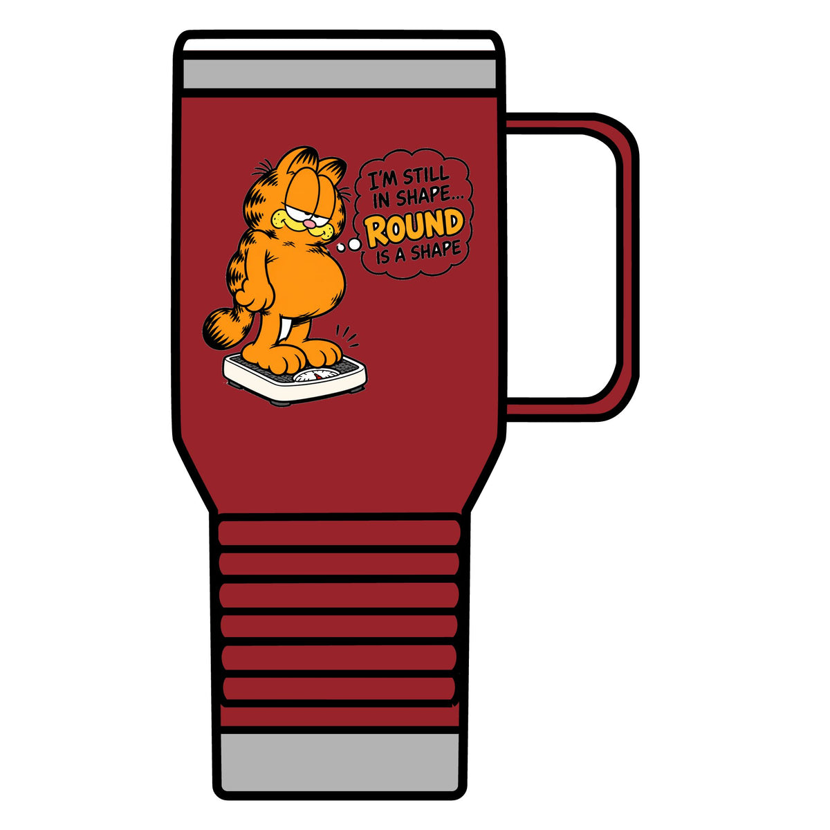 Round Shape Garfield - 20oz Insulated Mug