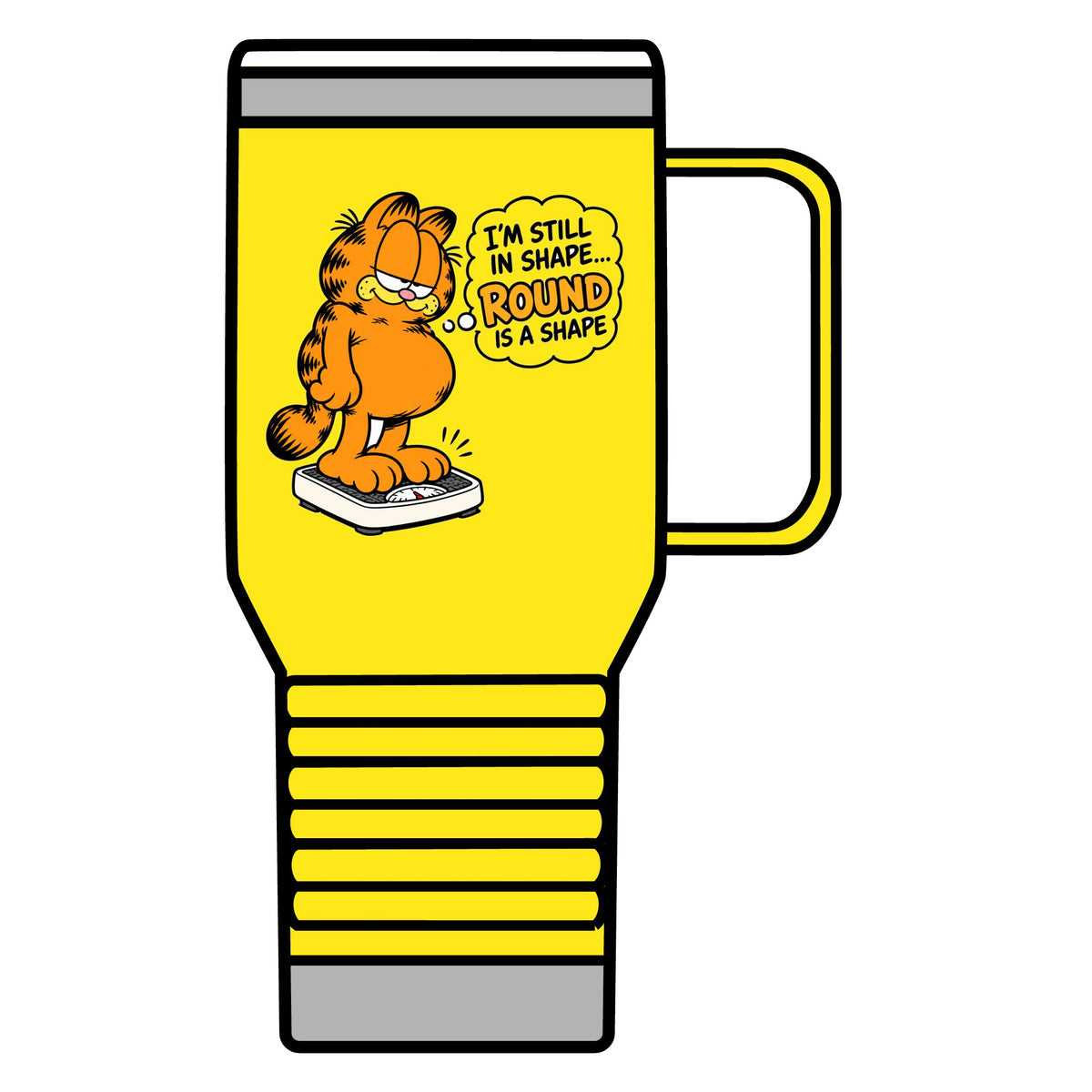 Round Shape Garfield - 20oz Insulated Mug