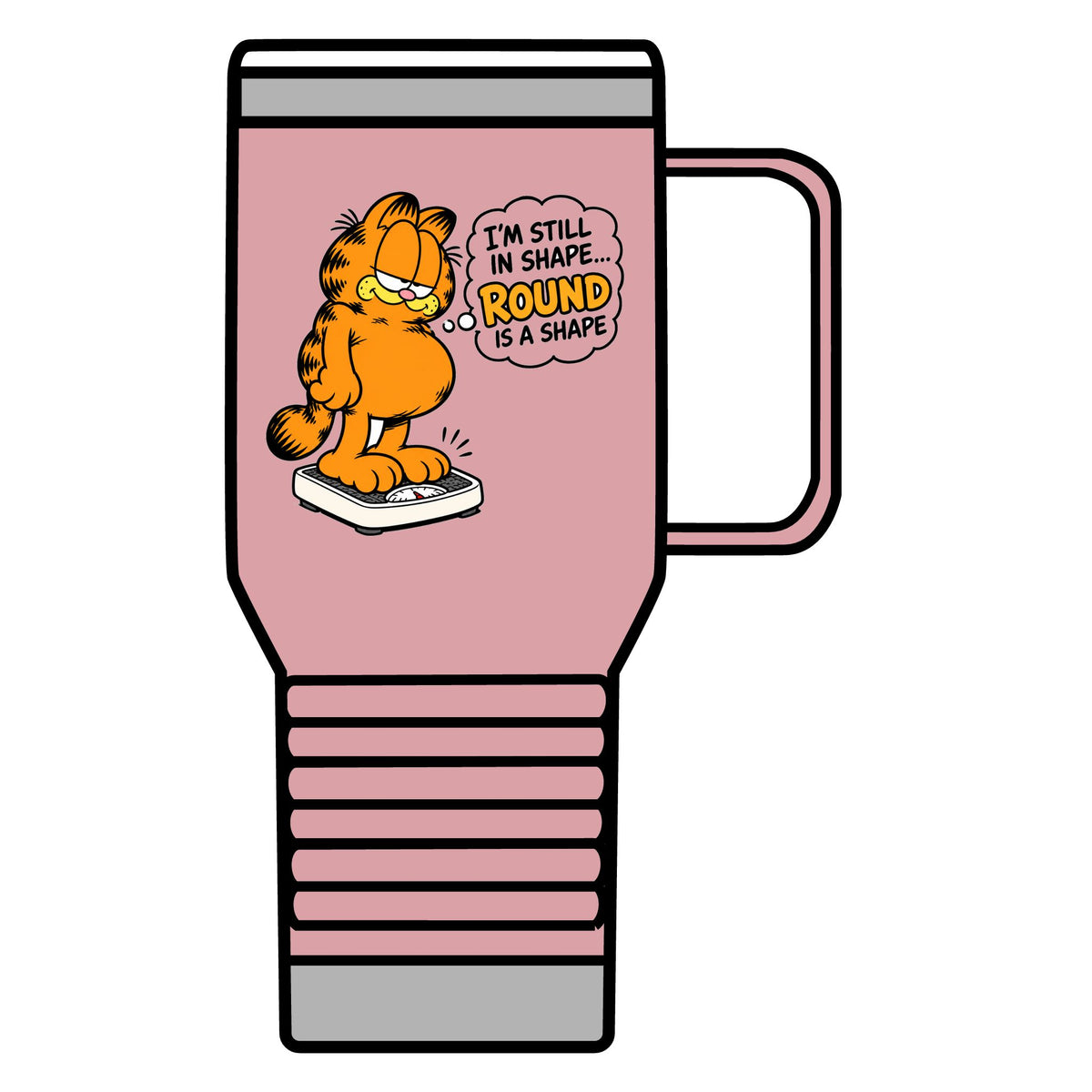 Round Shape Garfield - 20oz Insulated Mug