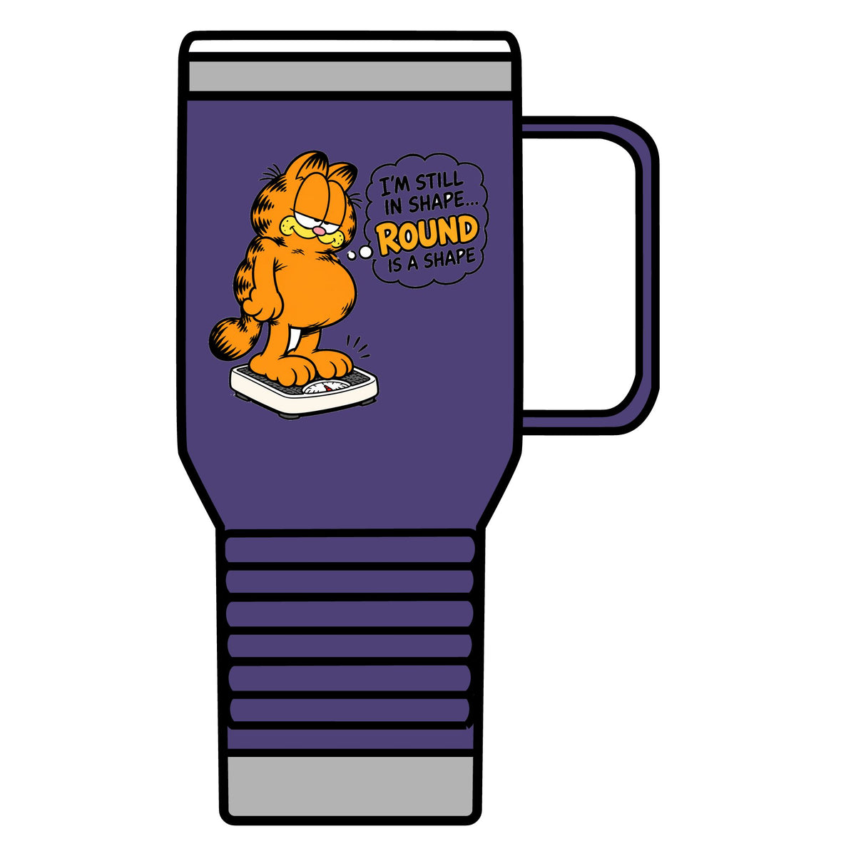 Round Shape Garfield - 20oz Insulated Mug
