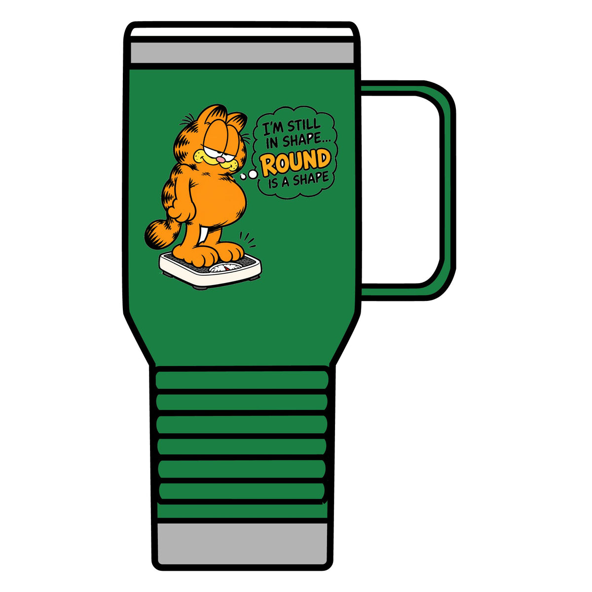Round Shape Garfield - 20oz Insulated Mug