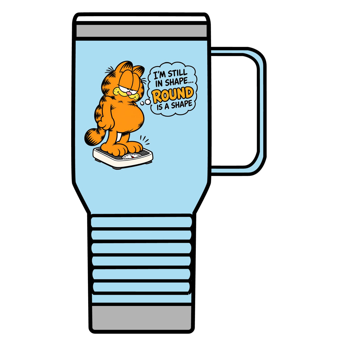 Round Shape Garfield - 20oz Insulated Mug