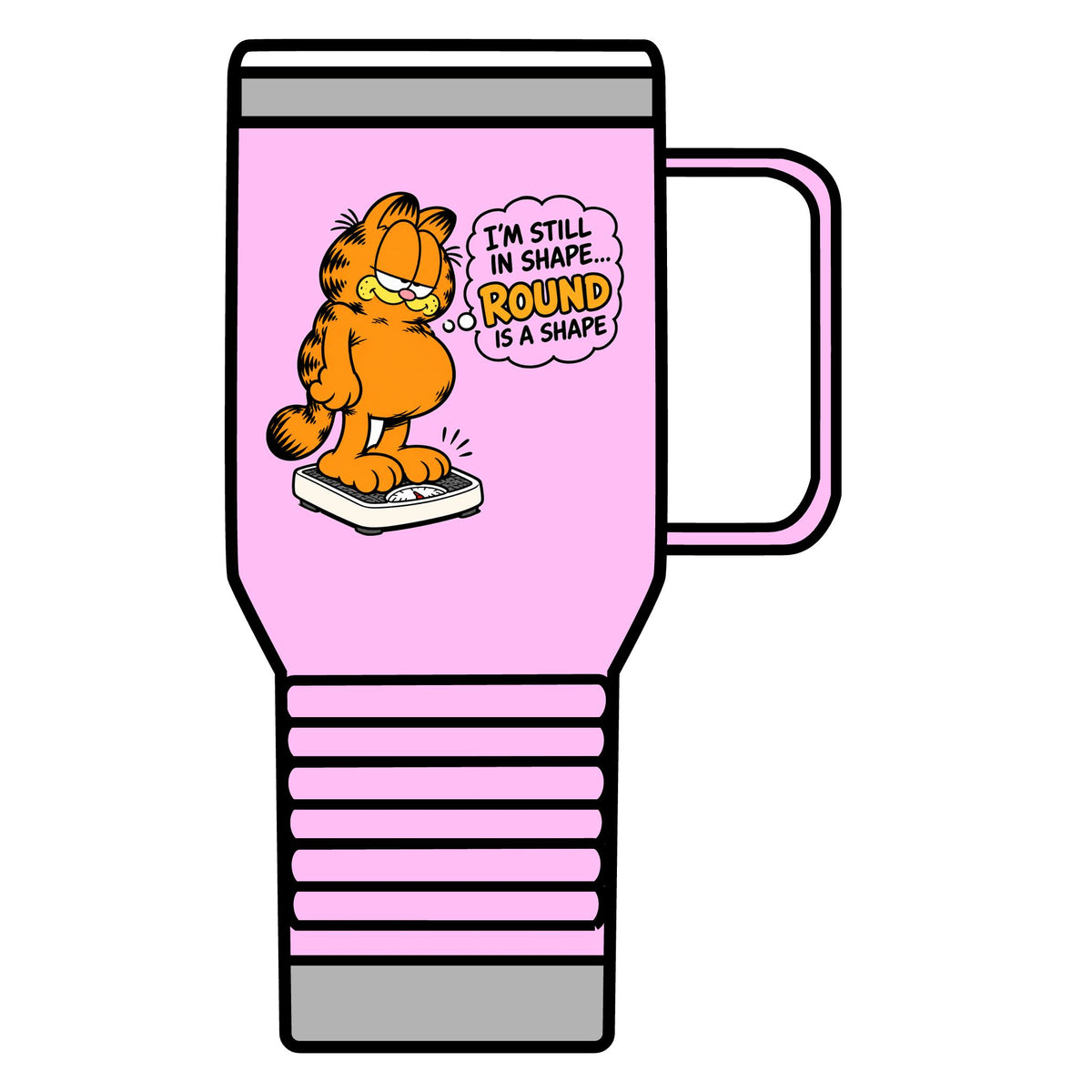 Round Shape Garfield - 20oz Insulated Mug