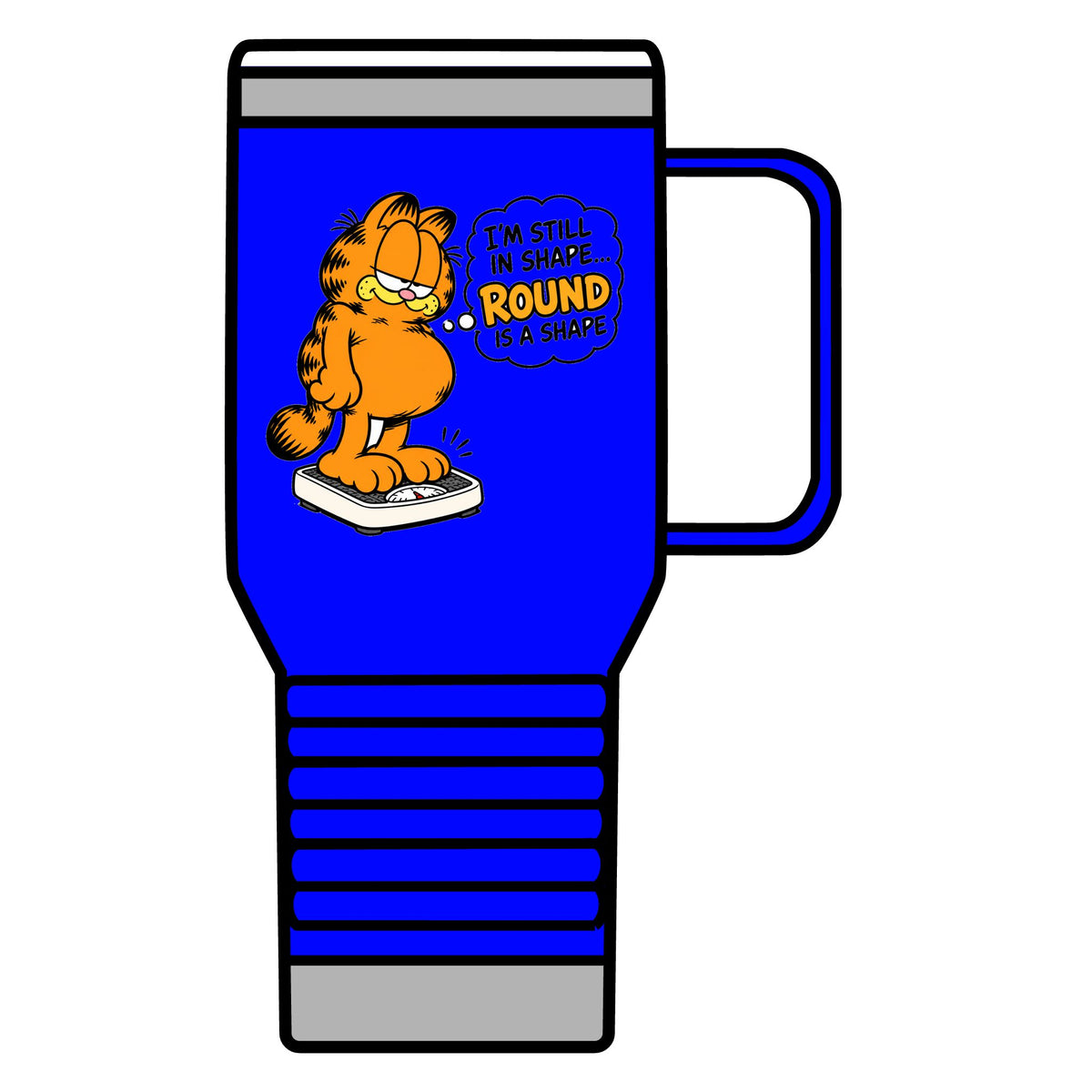 Round Shape Garfield - 20oz Insulated Mug