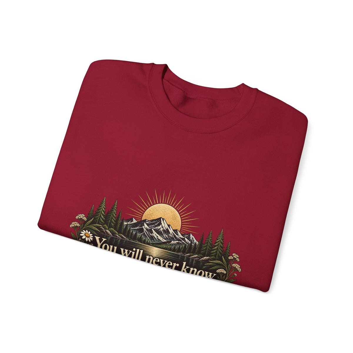 You Will Never Know The Violence It Took To Become This Peaceful - Crewneck Sweatshirt