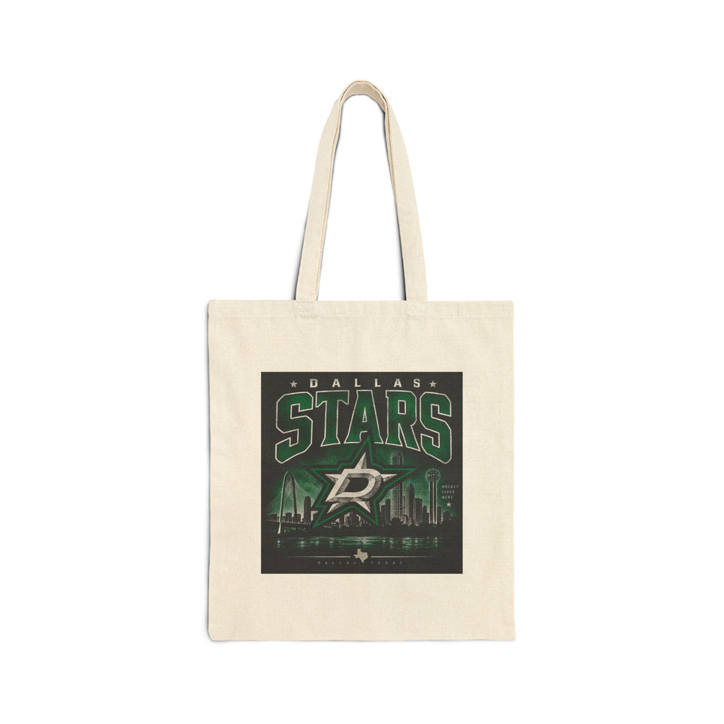 Dallas Stars Skyline Tee - Canvas Tote