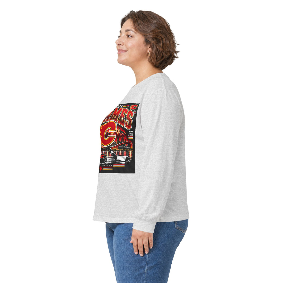 Calgary Flames Pride - Unisex Ultra Cotton Long Sleeve Tee