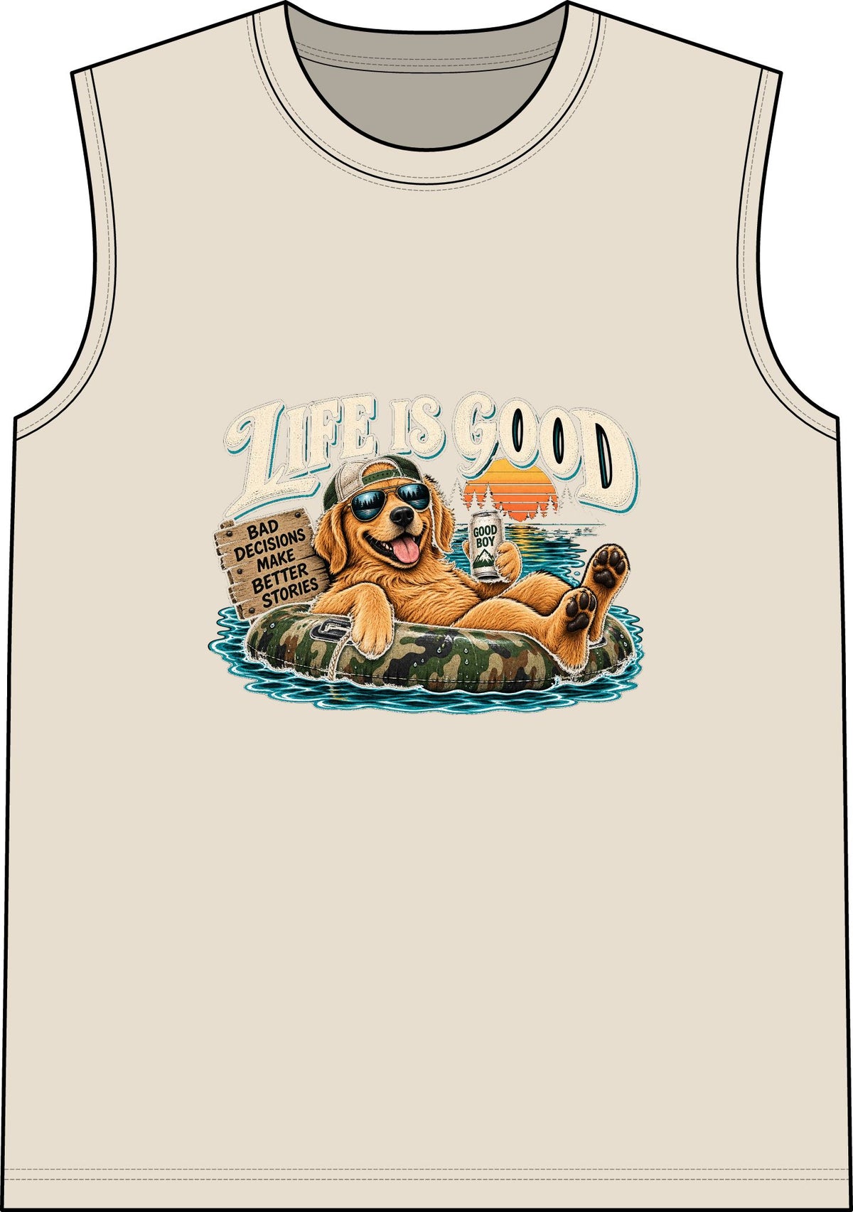 Life is Good Floatin' - Classic Tank