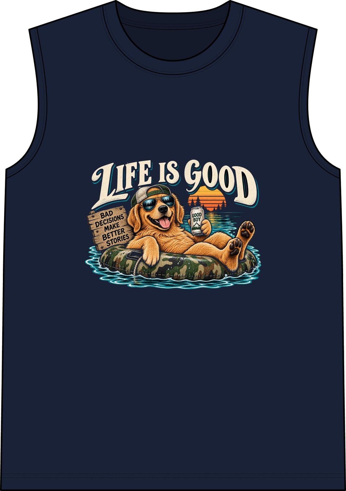 Life is Good Floatin' - Classic Tank