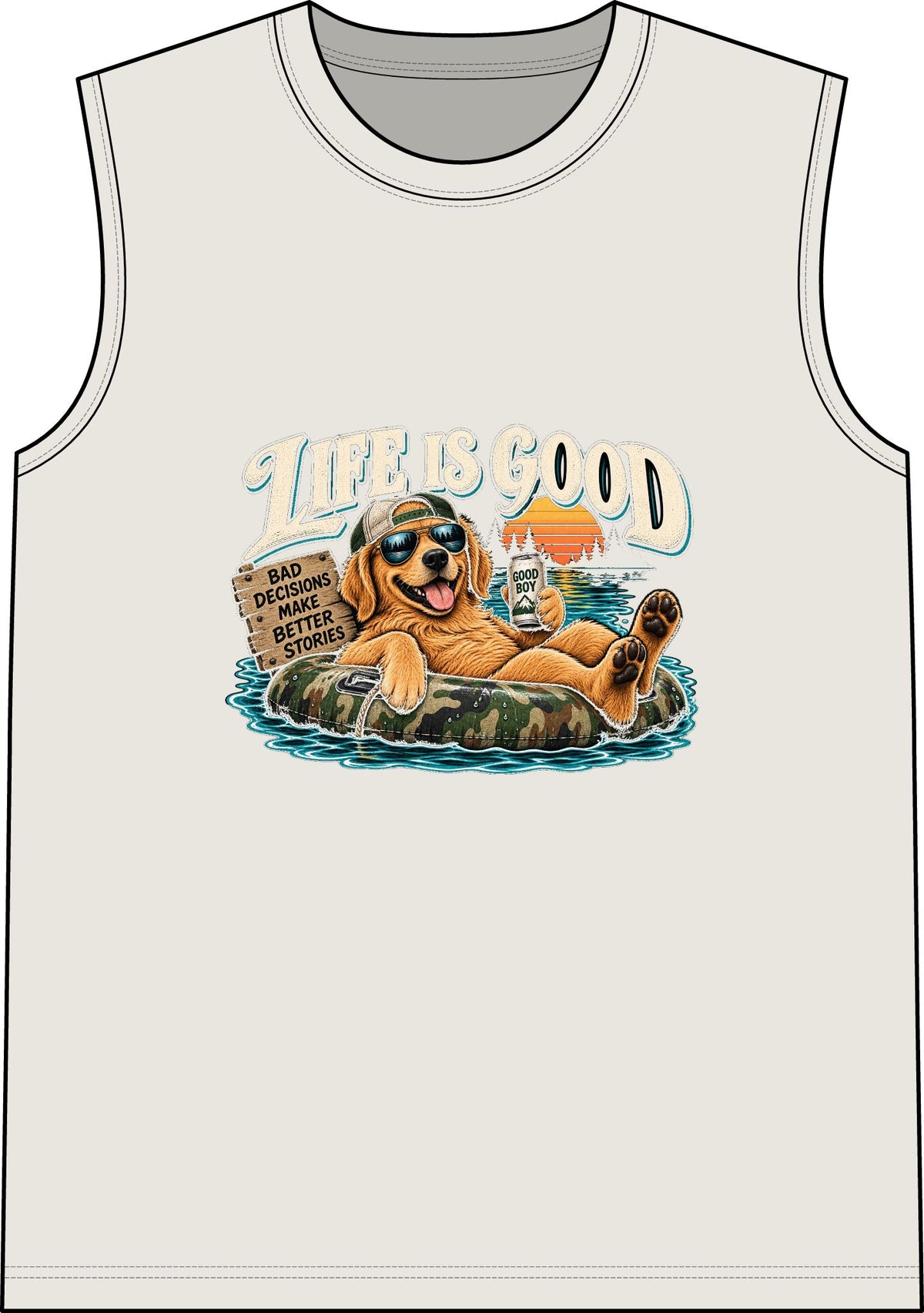 Life is Good Floatin' - Classic Tank