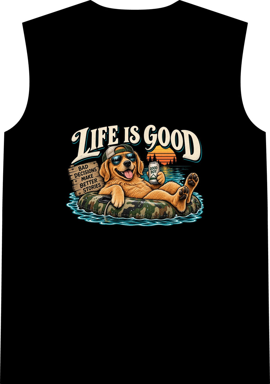 Life is Good Floatin' - Classic Tank