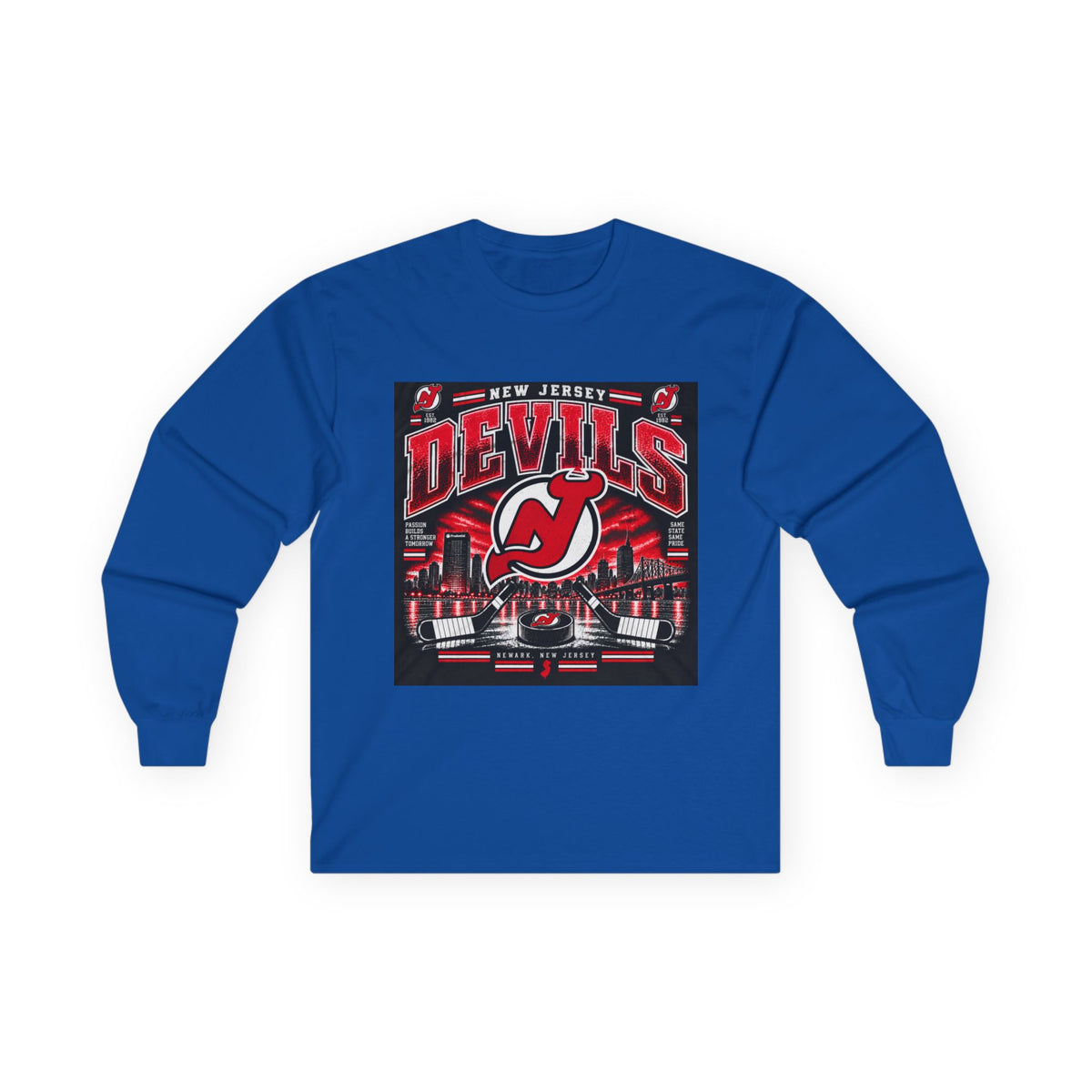 New Jersey Devils - Unisex Ultra Cotton Long Sleeve Tee