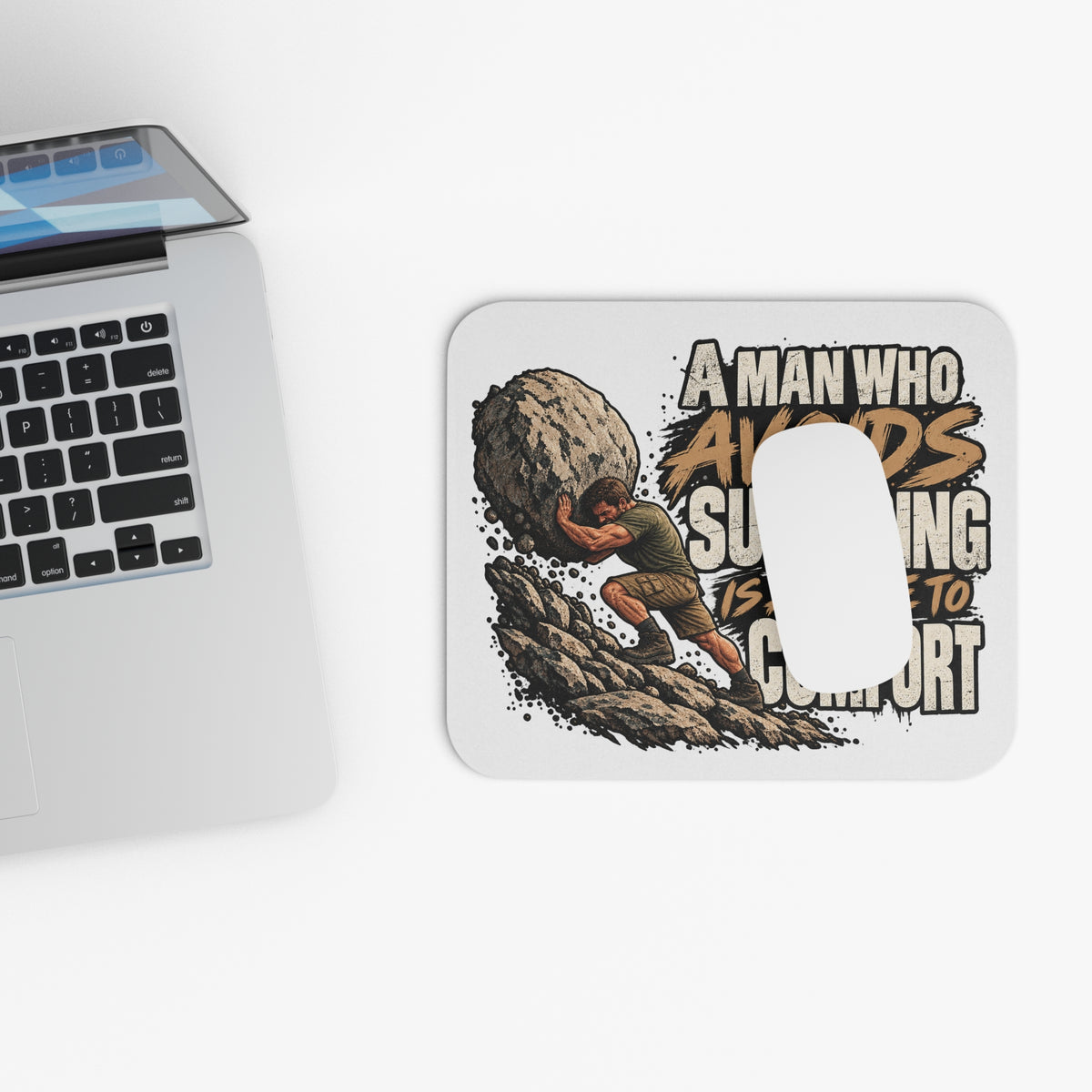 A Man Who Avoids Suffering - Mouse Pad