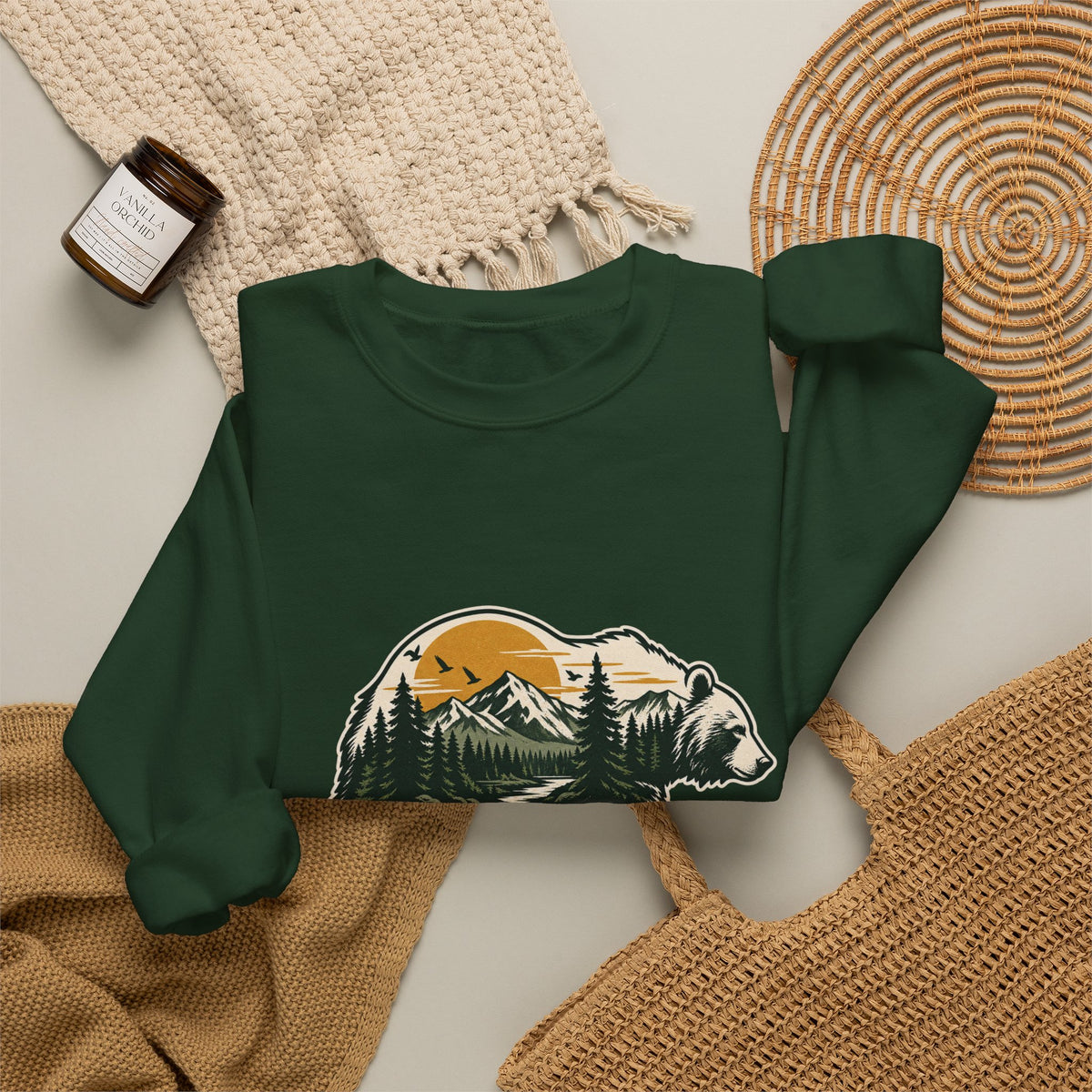 Explore More Bear - Crewneck Sweatshirt