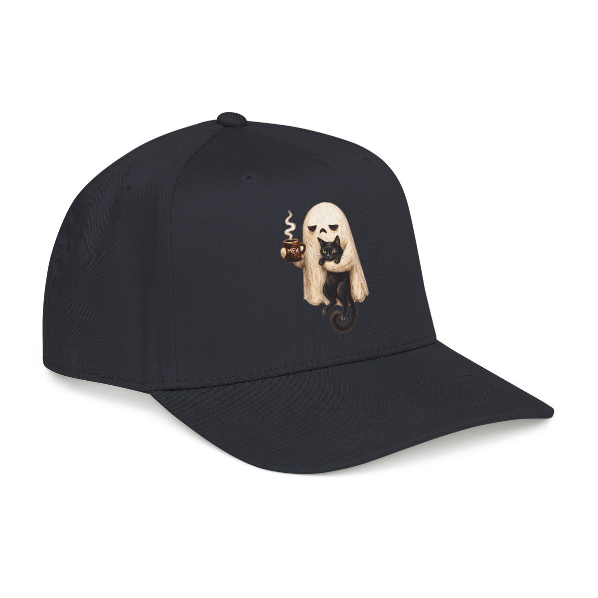 Meh Ghost and Black Cat - OTTO Baseball Hat