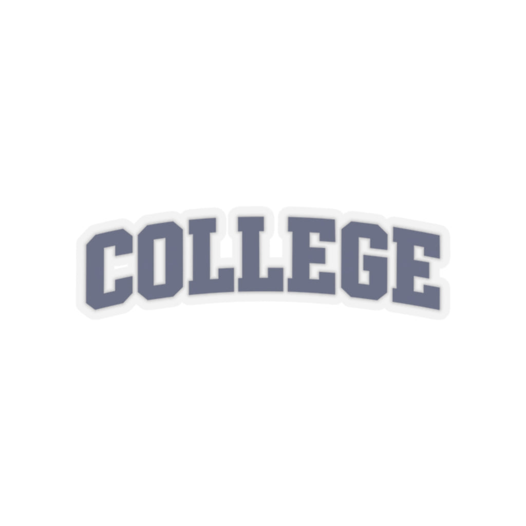 College - Kiss-Cut Sticker