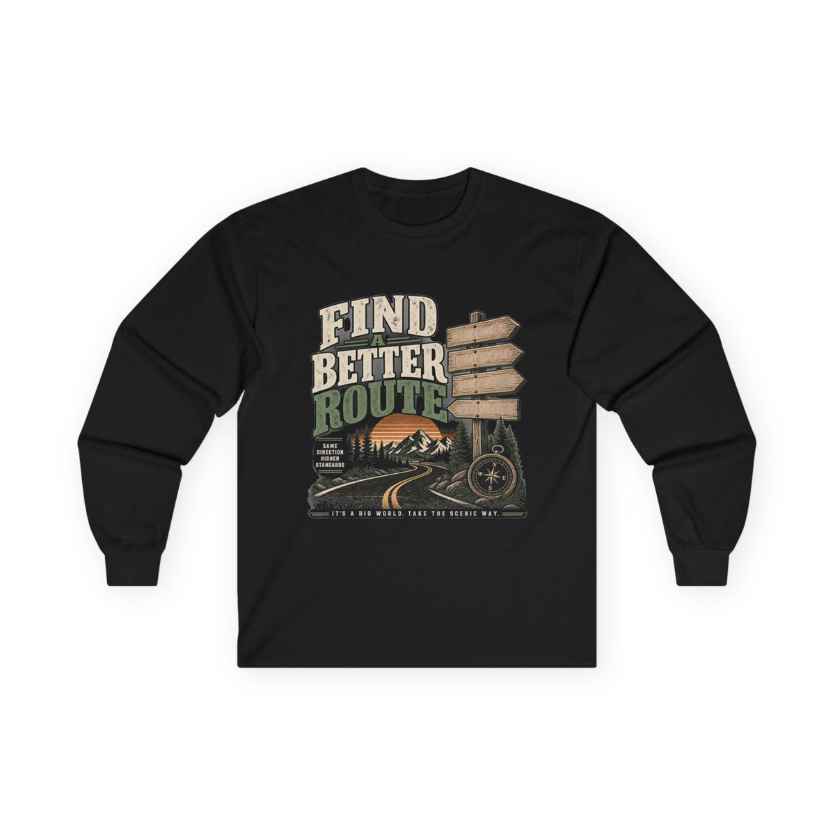Find A Better Route - Unisex Ultra Cotton Long Sleeve Tee