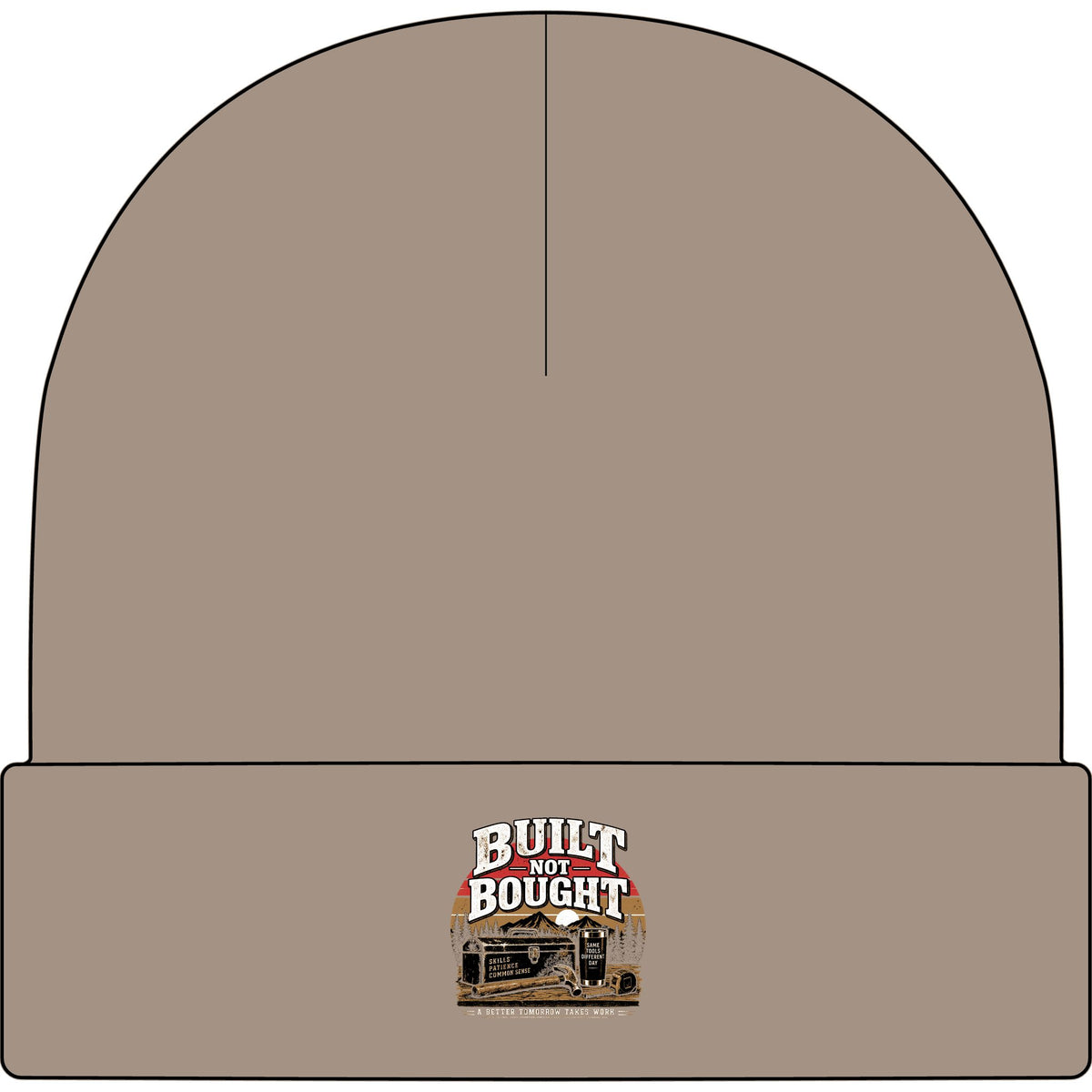 Built Not Bought - AS Colour 1107 Cuff Beanie