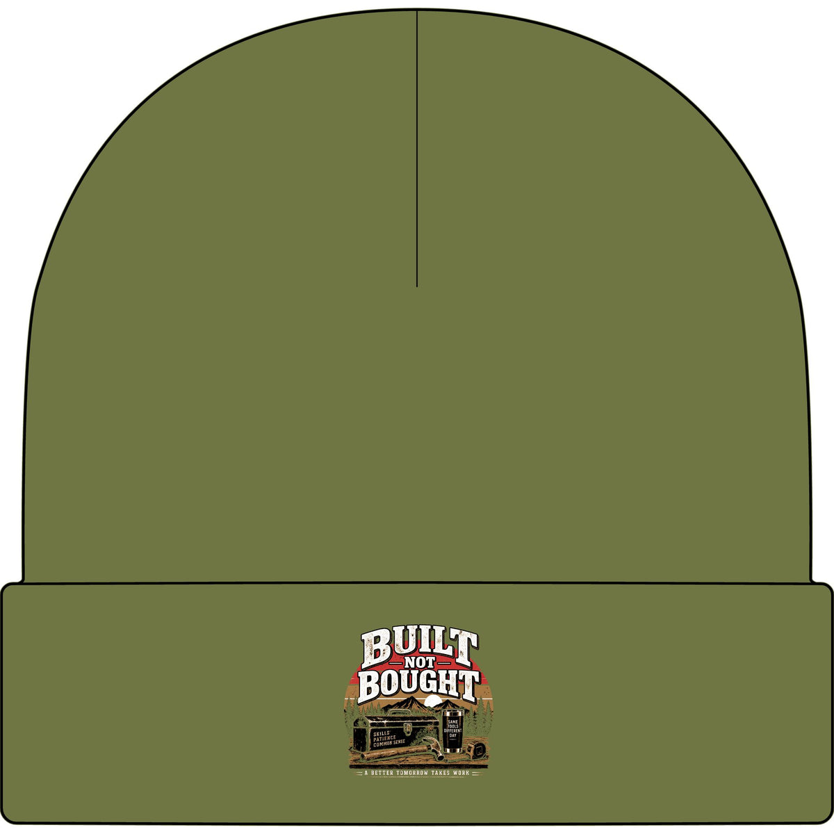Built Not Bought - AS Colour 1107 Cuff Beanie