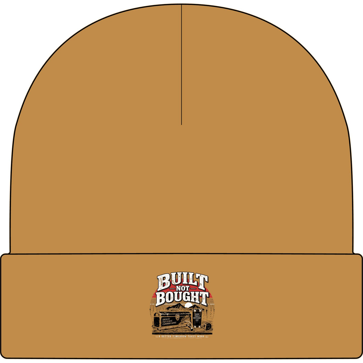 Built Not Bought - AS Colour 1107 Cuff Beanie