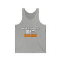 Dont Go to the Hospital - White Outlined - Athletic Tank