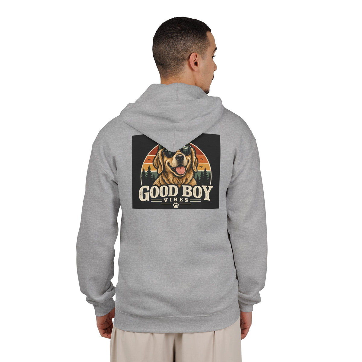Good Boy Vibes - Full-Zip Hooded Sweatshirt