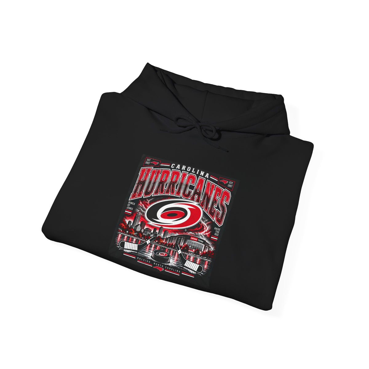 Carolina Hurricanes Skyline - Hoodie