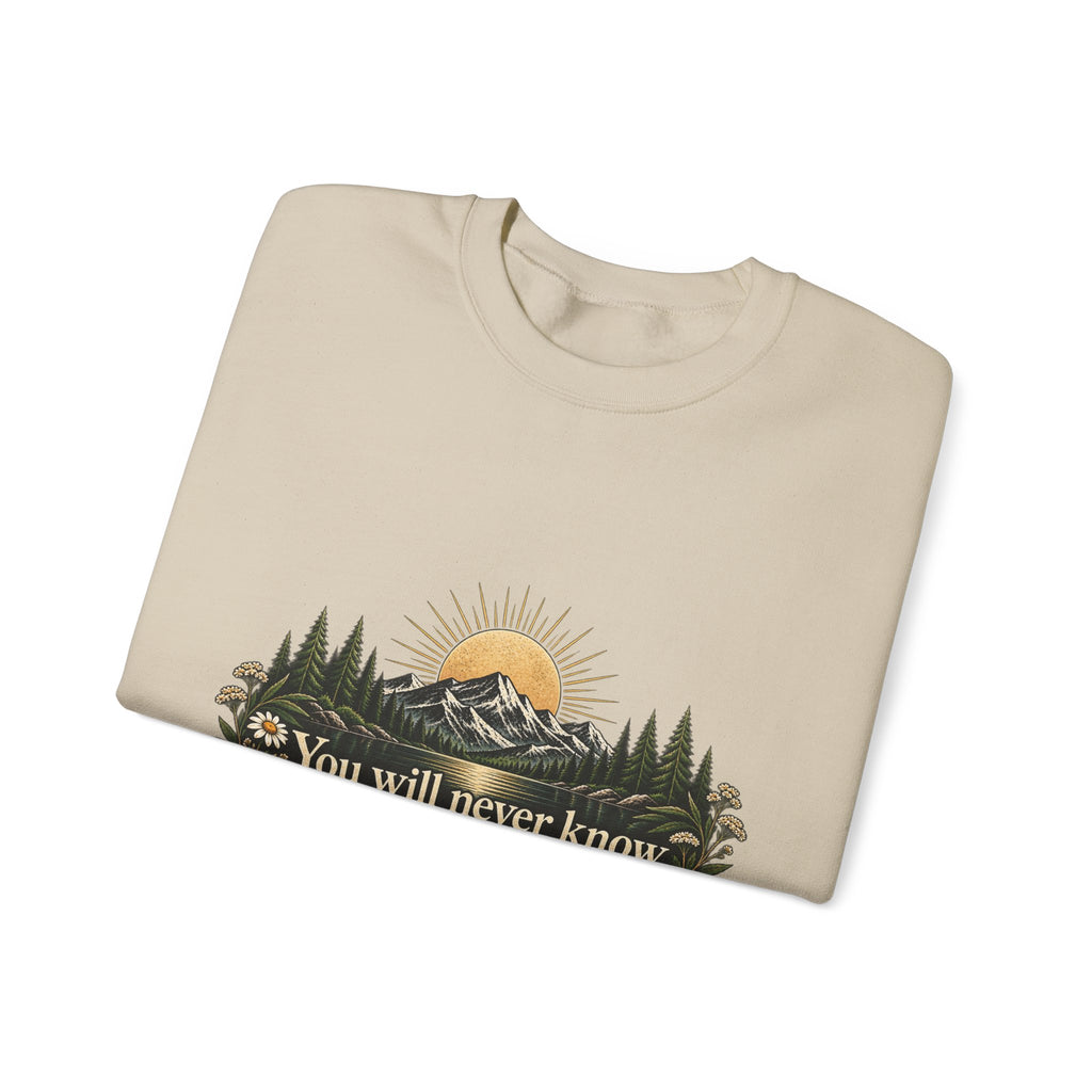 You Will Never Know The Violence It Took To Become This Peaceful - Crewneck Sweatshirt