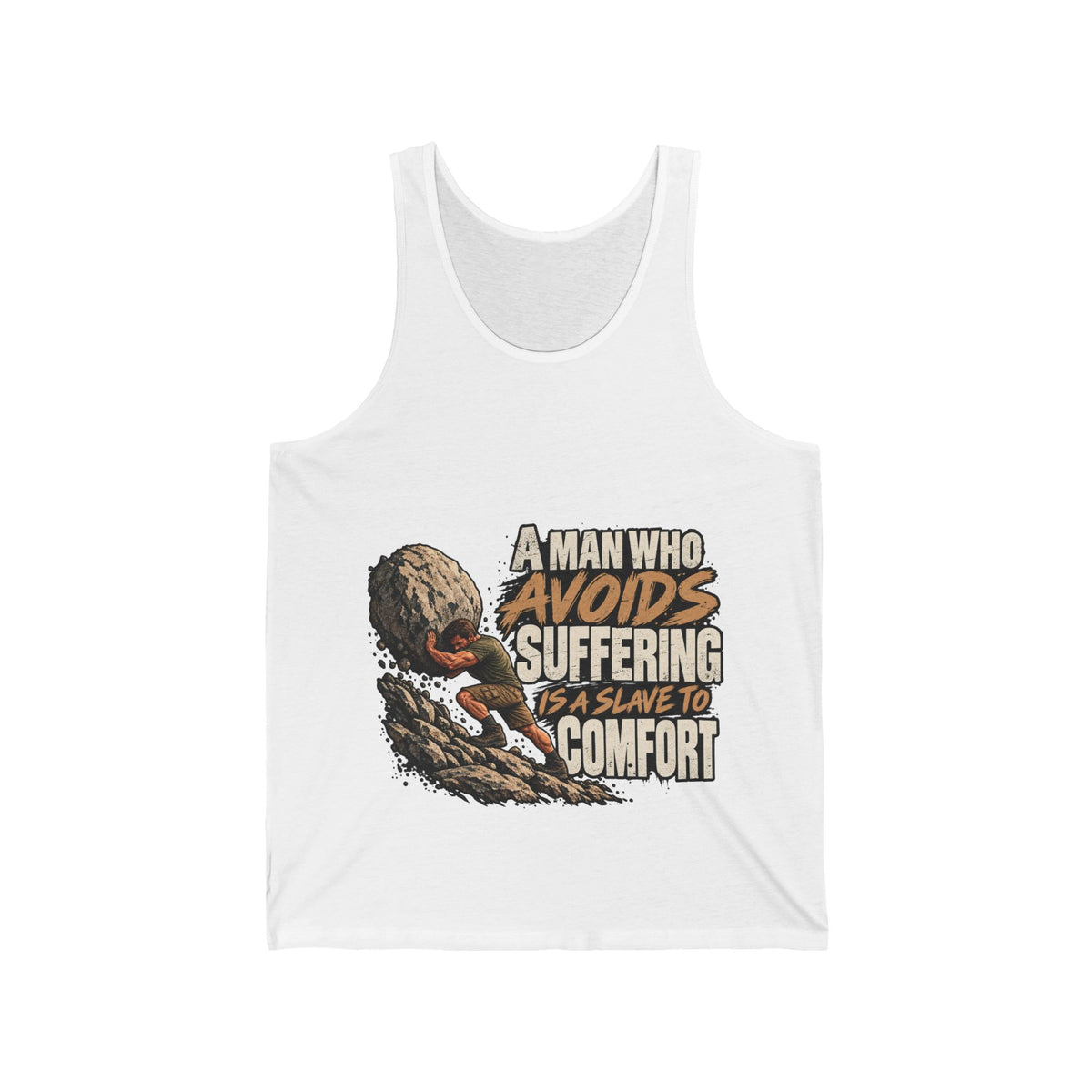 A Man Who Avoids Suffering - Athletic Tank