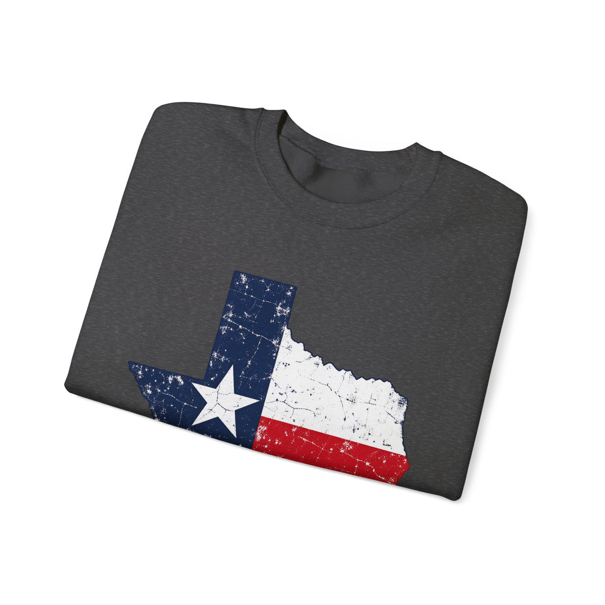 Weathered Texas Flag - Crewneck Sweatshirt