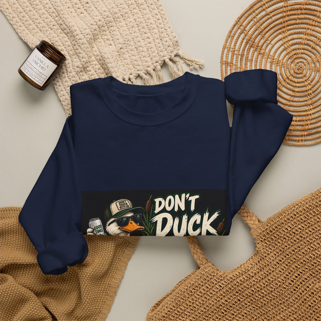 Duck With Me Camo - Crewneck Sweatshirt