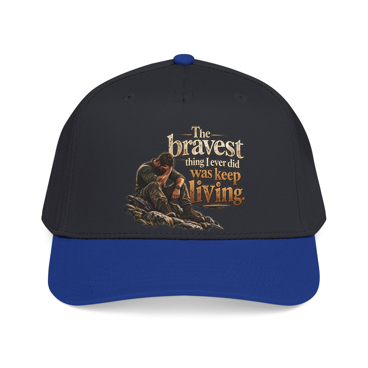 The Bravest Thing I Ever Did Was Keep Living - OTTO Baseball Hat