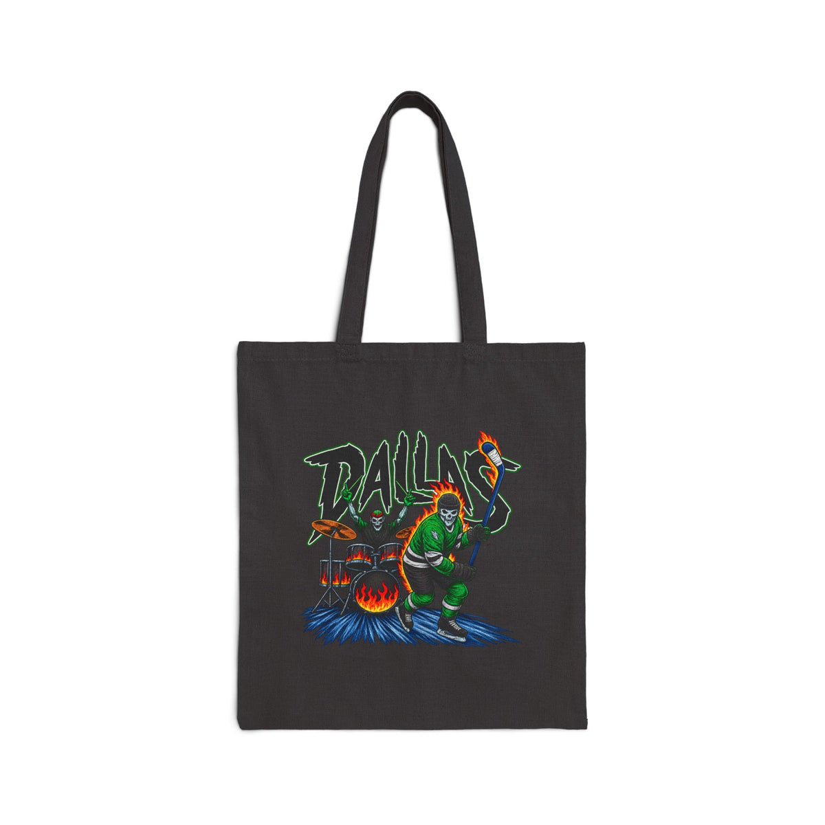 Dallas Stars Skeleton - Canvas Tote