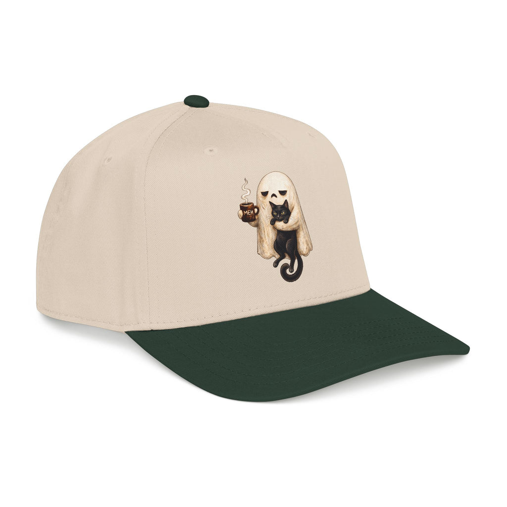 Meh Ghost and Black Cat - OTTO Baseball Hat