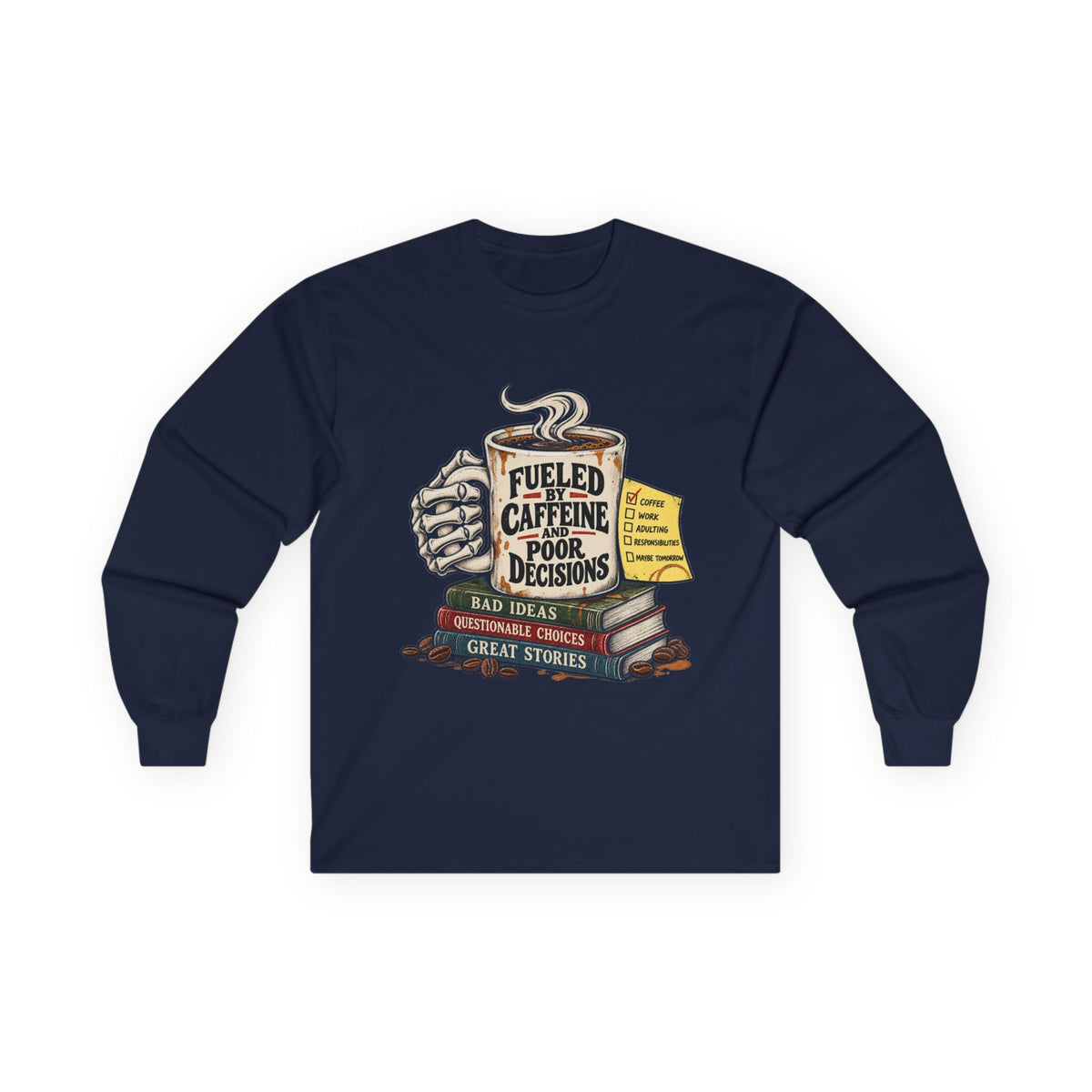 Fueled by Caffeine - Unisex Ultra Cotton Long Sleeve Tee